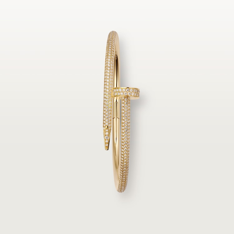 Cartier Juste un Clou bracelet, classic model, diamonds - Image 4